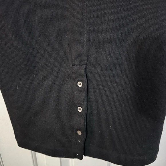 Vintage Liz Claiborne Long Full Length Lambswool Wool Blend Sweater Dress Medium - Picture 5 of 5